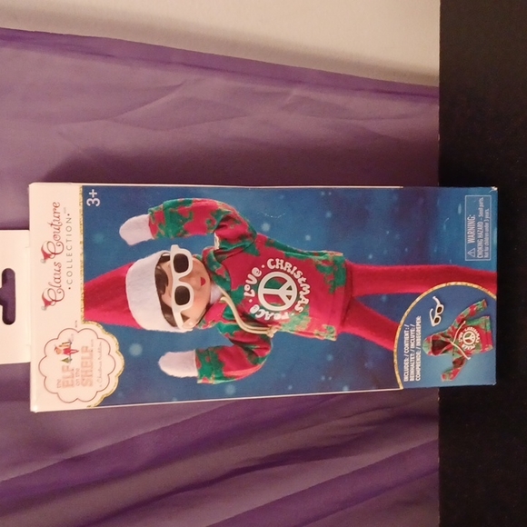 New Elf On The Shelf Claus Couture Groovy Greetings Hoodie - Picture 1 of 2